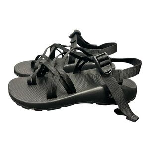Chaco Black Strappy Sandals womens size 8